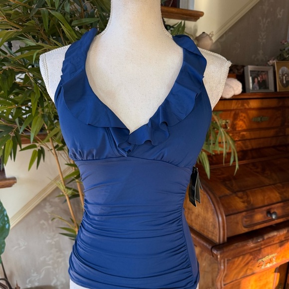 Lauren Ralph Lauren ladies tankini top NWT size 8 - Picture 8 of 12